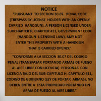Texas Gun Law - Adobe - Open Carry
