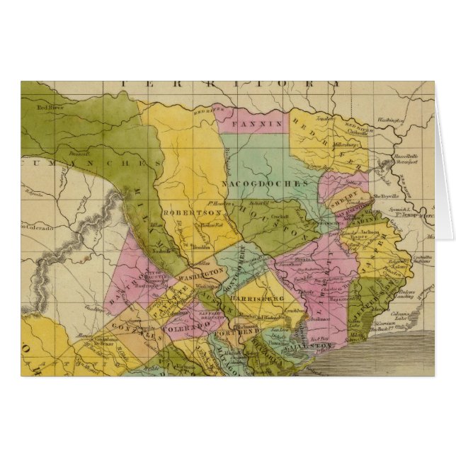 Texas Hälsningskort (Framsidan Horizontal)