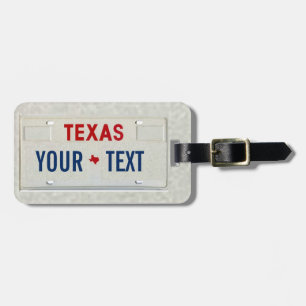 Texas handelsresande bagagebricka