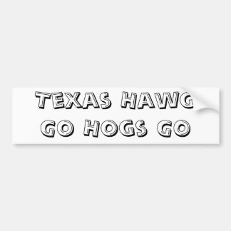 Texas HawgGo Hogs GÅR Bildekal