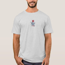 Texas Heli Bash T-shirt design 2. Grå T-shirt.