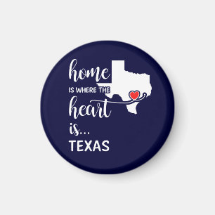 Texas hem är där hjärtat finns magnet