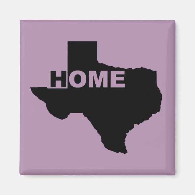 Texas Hem Från Hem Frysmagneter Magnet (Framsidan)