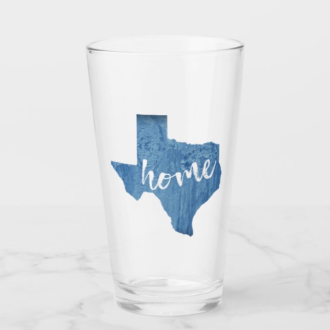Texas Hem Trästruktur Glaskopp (Framsida)