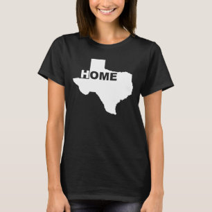 Texas Hemma Borta Från Hemmet Tees T-tröjor Tee Shirt