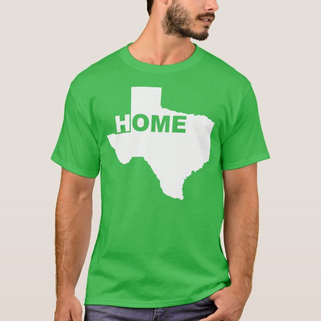 Texas Hemma Borta Tröjor T-shirts (Framsida)