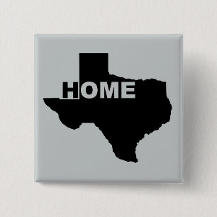 Texas Hemmaifrån-knappmärke Knapp