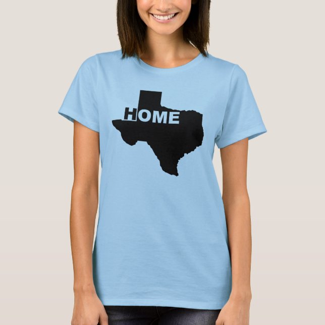 Texas Hemmet Borta Från Hemmet Tees T-tröjor T-shirt (Framsida)