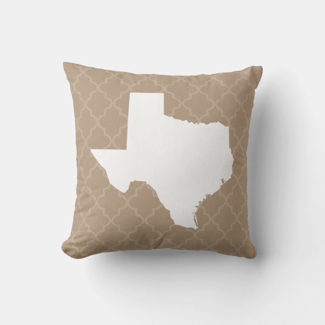 Texas Hemstat Quatrefoil Dekorativ kudde (Framsida)