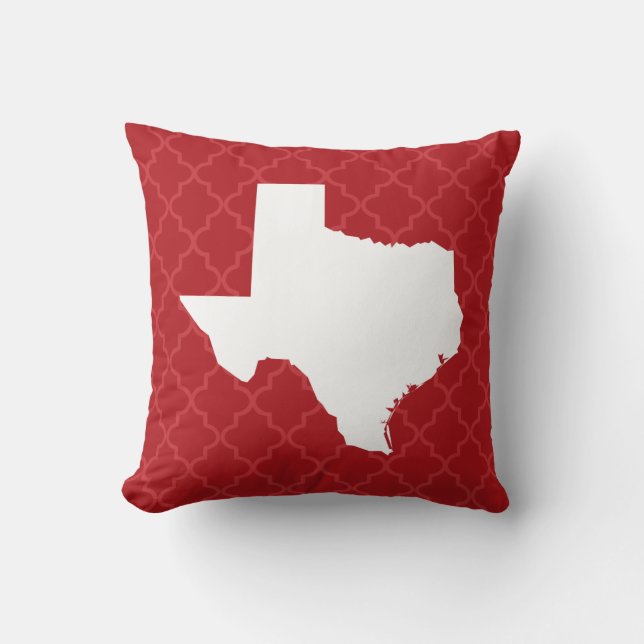 Texas Hemstat Quatrefoil Dekorativ kudde (Framsida)
