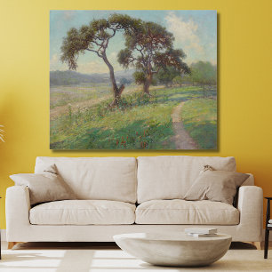 Texas Hill Country Landskap, Onderdonk Canvastryck