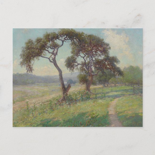 Texas Hill Country Landskap, Onderdonk Vykort (Framsida)