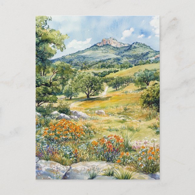 Texas Hill Country Vykort (Framsida)