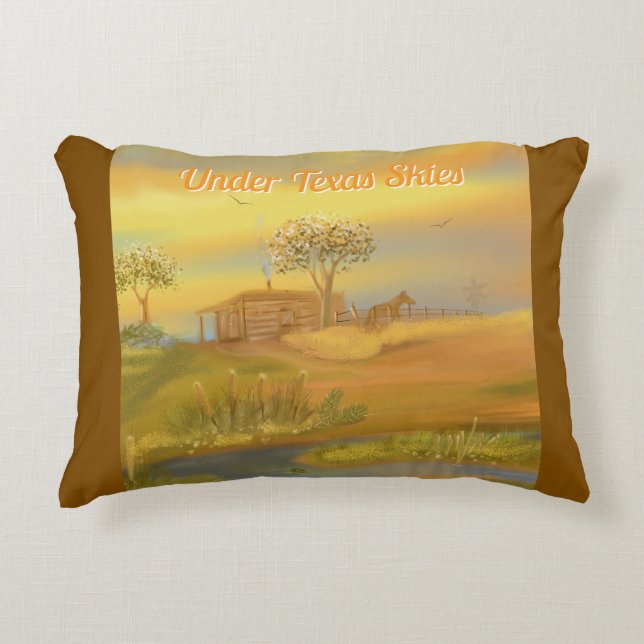 Texas Himmel accent Pillow Prydnadskudde (Framsidan)
