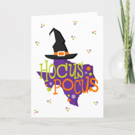 Texas Hocus Pocus Halloween Helgkort