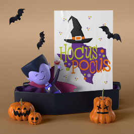 Texas Hocus Pocus Halloween Vykort