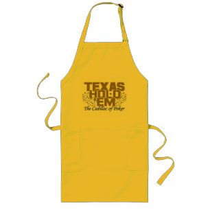 Texas Hold 'Em apron Långt Förkläde