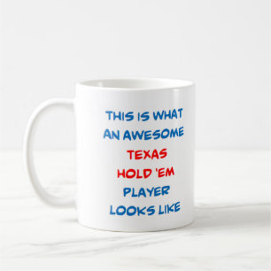 texas hold em player, fantastisk kaffemugg