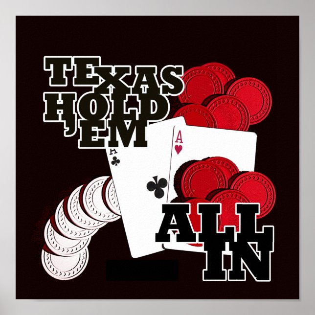 Texas-Holdem Poster (Framsidan)