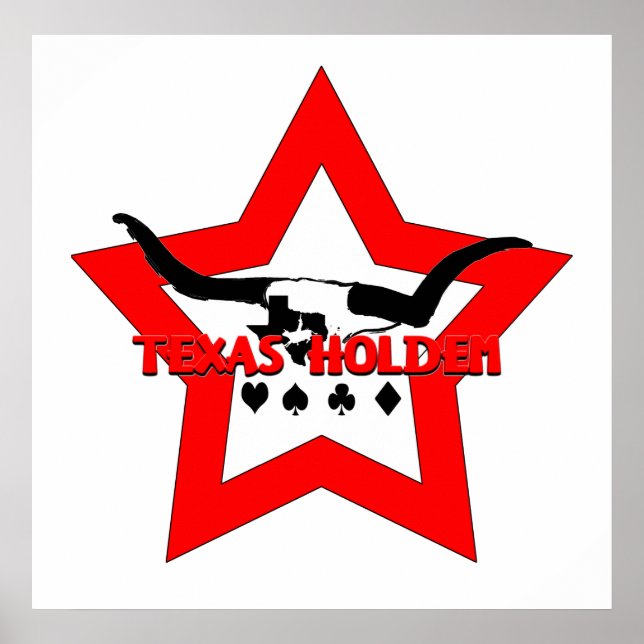 Texas Holdem Poster (Framsidan)