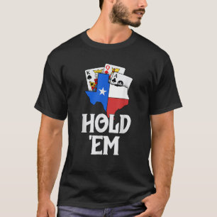 Texas Holdem Shirts För manar Texas Flagga Hold Em T Shirt