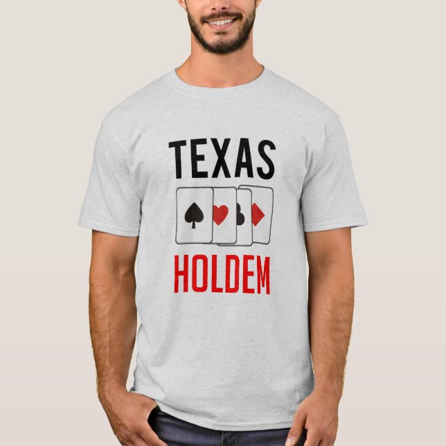 Texas holdem t shirt (Framsida)