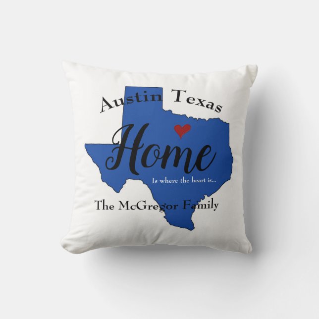 Texas Home Dekorativ kudde (Framsida)