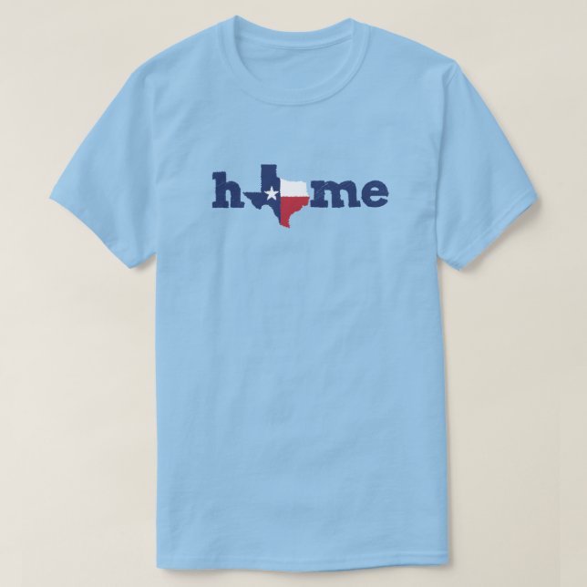 Texas Home - Lone Star State T Shirt (Design framsida)