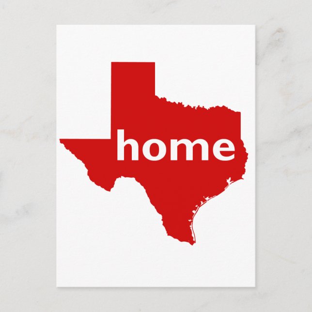 Texas Home Vykort (Framsida)