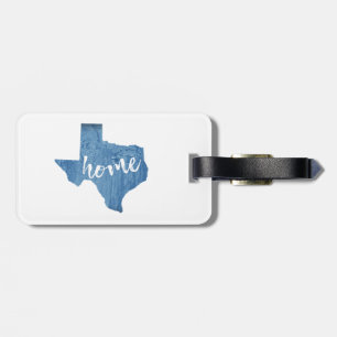 Texas Home Wood Grain Bagagebricka
