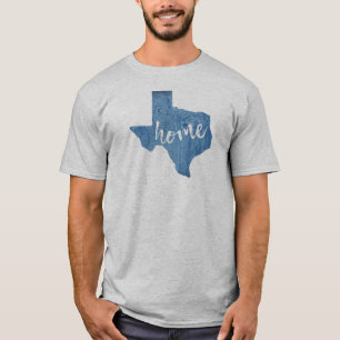 Texas Home Wood Grain T Shirt