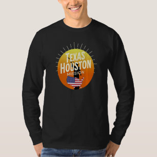 Texas Houston Mormon LDS Uppdrag Missionary CTR Pr T Shirt