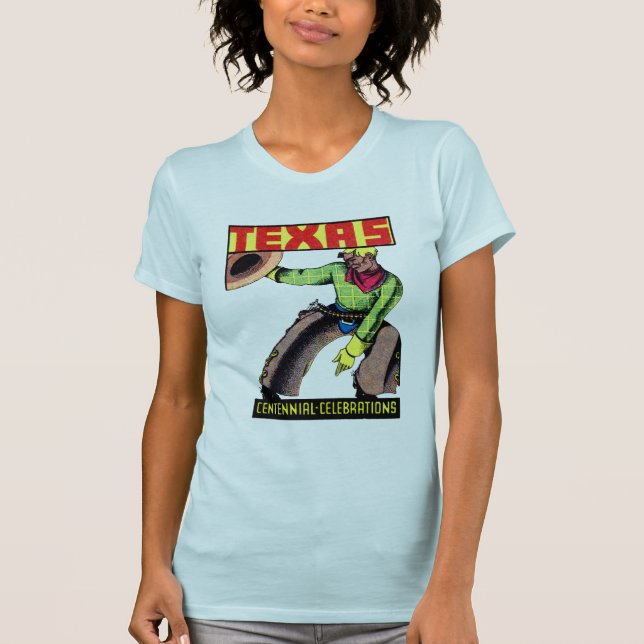 Texas hundraårsjubileum 1936 tee (Framsida)