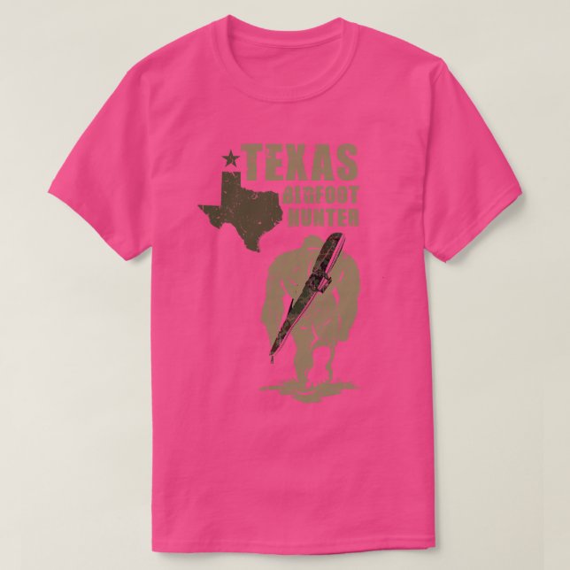 Texas Hunter Retro Vintage T Shirt (Design framsida)