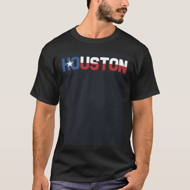 Texas Huston Longhorn Rodeo Alamo San Antonio Hur T Shirt (Framsida)