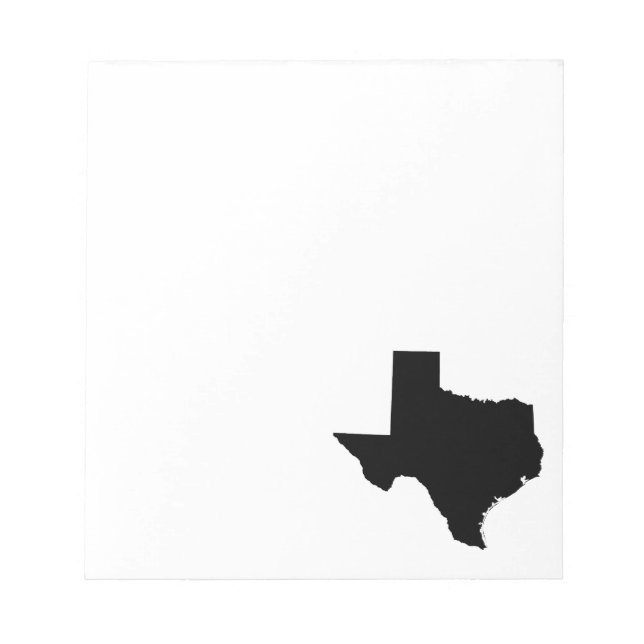Texas i Black and White Anteckningsblock (Framsida)