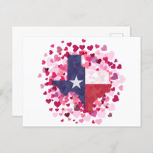 Texas i Fält av Hearts - Alla hjärtans dag Holid