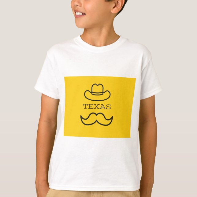 Texas i Gult 2 T Shirt (Framsida)