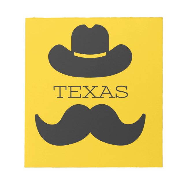 Texas i gult anteckningsblock (Framsida)