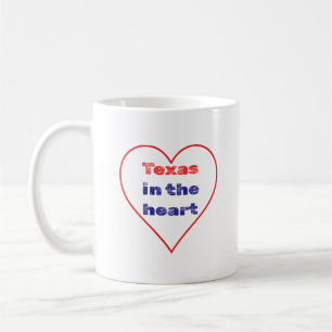 Texas i hjärtat kaffemugg