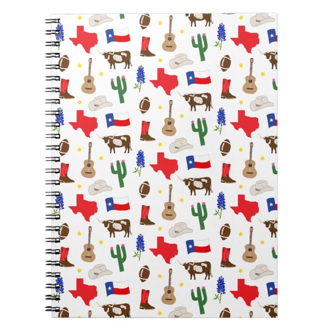 Texas Icons Anteckningsbok (Framsidan)