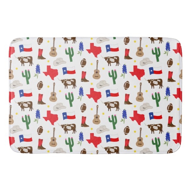 Texas Icons Badrumsmatta (Framsidan)