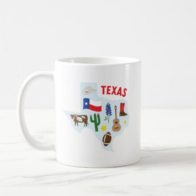 Texas Icons Coffee Mugg (Vänster)