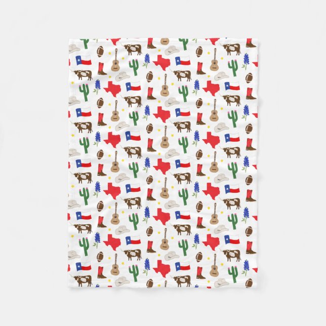 Texas Icons Fleecefilt (Framsidan)