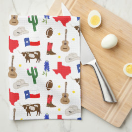 Texas Icons Kökshandduk