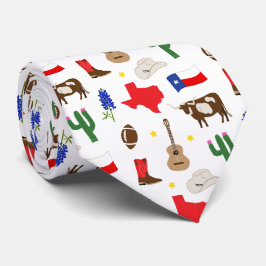 Texas Icons Neck Tie Slips
