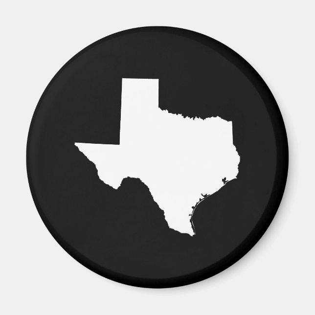 Texas in White and Black Magnet (Framsidan)