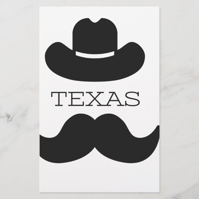 Texas in White Brevpapper (Framsida)