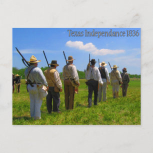Texas InBeroance 1836 Vykort