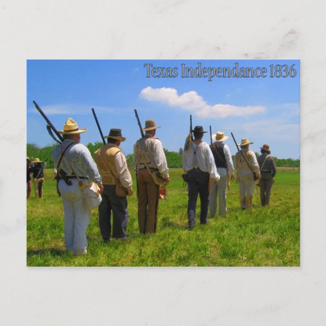 Texas InBeroance 1836 Vykort (Framsida)
